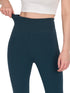 COMEOR Leggings Damen 3/4 Atmungsaktiver Baumwolle - High Waist Caprihose, Kurze Sport Leggins, Radlerhose Elastische Blickdicht Yogahose Sporthose