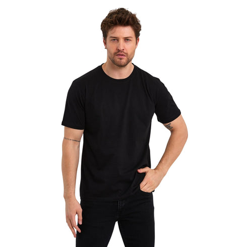 T-Shirt Herren Basic T-Shirts Baumwolle