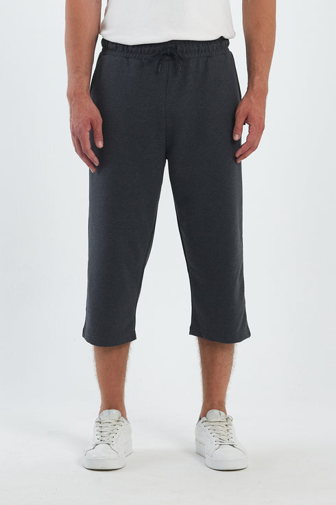 COMEOR Sporthose Herren Kurz – 3/4 Capri Hose Herren - Kurze Hosen Männer Laufshorts Baumwolle Shorts