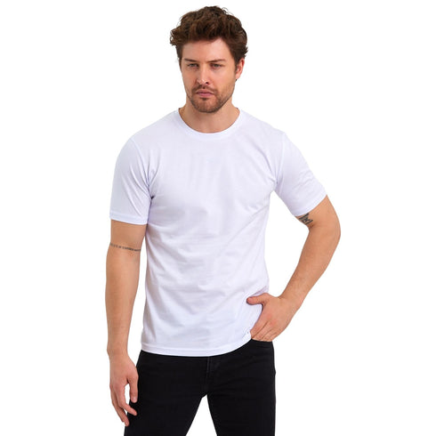 T-Shirt Herren Basic T-Shirts Baumwolle