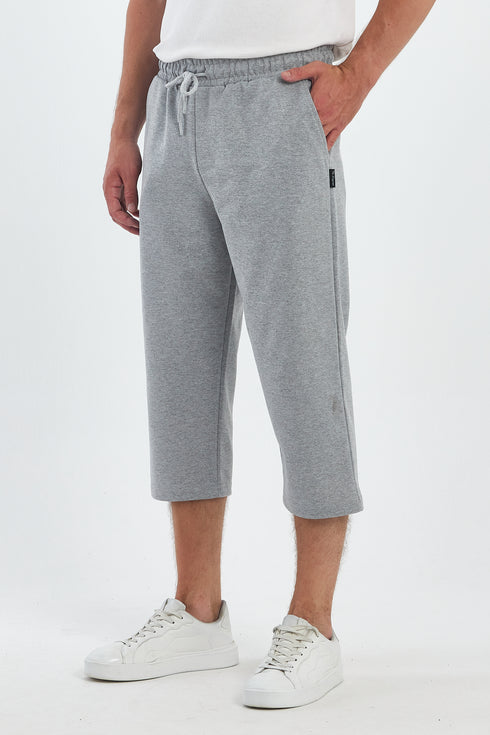 COMEOR Sporthose Herren Kurz – 3/4 Capri Hose Herren - Kurze Hosen Männer Laufshorts Baumwolle Shorts