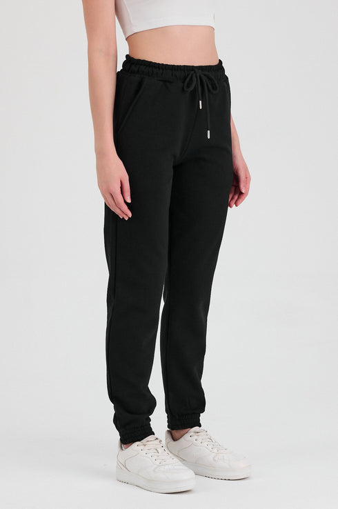 Jogginghose Damen -Baumwolle Warme Sporthose, Freizeithosen, Sweatpants