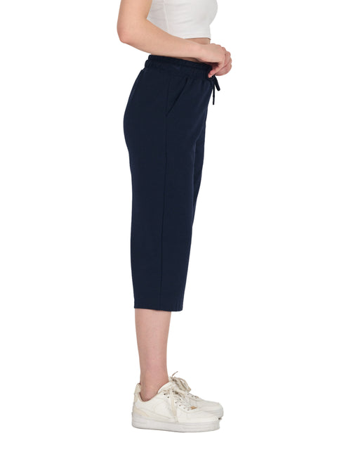 COMEOR Damen Capri Sweatpants – Bequeme 3/4 Jogginghose