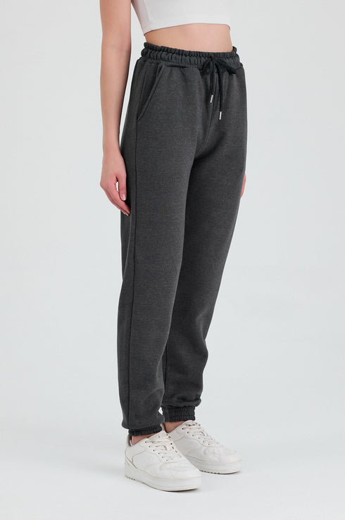 Jogginghose Damen -Baumwolle Warme Sporthose, Freizeithosen, Sweatpants