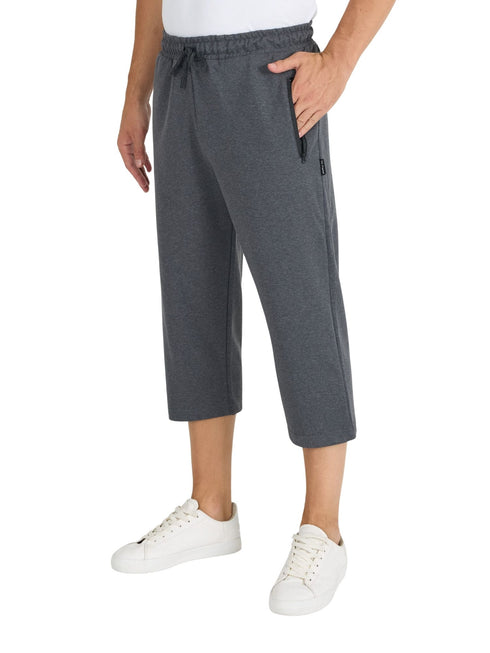 Herren Bermuda Capri Shorts 3/4 Sommerhosen mit Reißverschluss