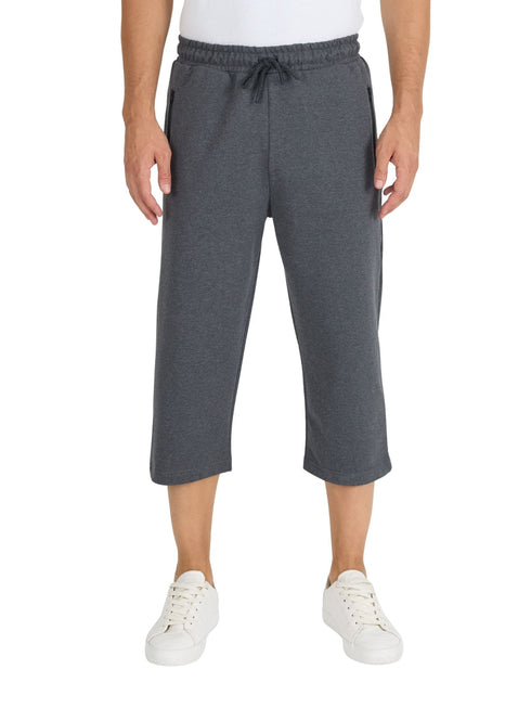 Herren Bermuda Capri Shorts 3/4 Sommerhosen mit Reißverschluss