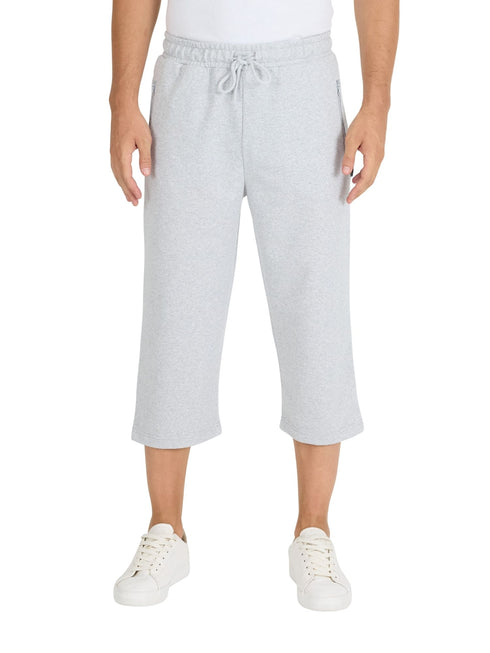 Herren Bermuda Capri Shorts 3/4 Sommerhosen mit Reißverschluss