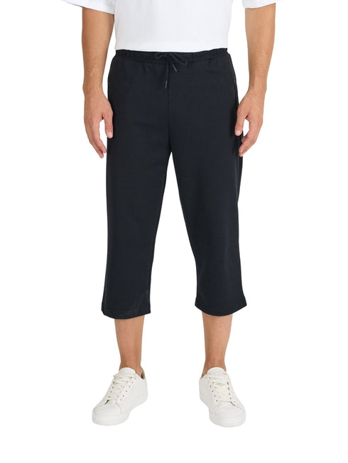 Herren Bermuda Capri Shorts 3/4 Sommerhosen mit Reißverschluss