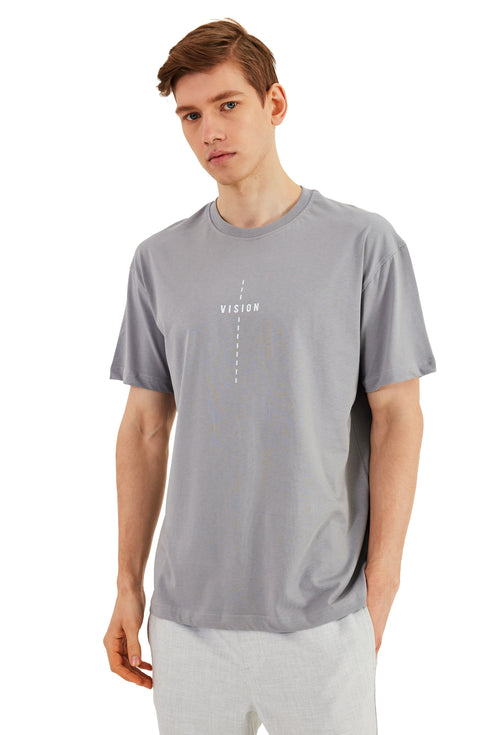 COMEOR Herren T-Shirt Baumwolle Set – Rundhals Kurzarm Oversize Basic Shirt – Sommer Freizeitshirt Slim Fit Print Casual Sport Bekleidung