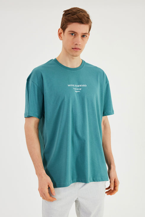 COMEOR Herren T-Shirt Baumwolle Set – Rundhals Kurzarm Oversize Basic Shirt – Sommer Freizeitshirt Slim Fit Print Casual Sport Bekleidung