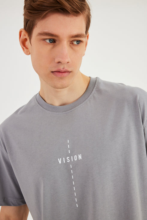 COMEOR Herren T-Shirt Baumwolle Set – Rundhals Kurzarm Oversize Basic Shirt – Sommer Freizeitshirt Slim Fit Print Casual Sport Bekleidung