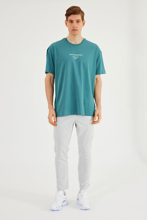 COMEOR Herren T-Shirt Baumwolle Set – Rundhals Kurzarm Oversize Basic Shirt – Sommer Freizeitshirt Slim Fit Print Casual Sport Bekleidung