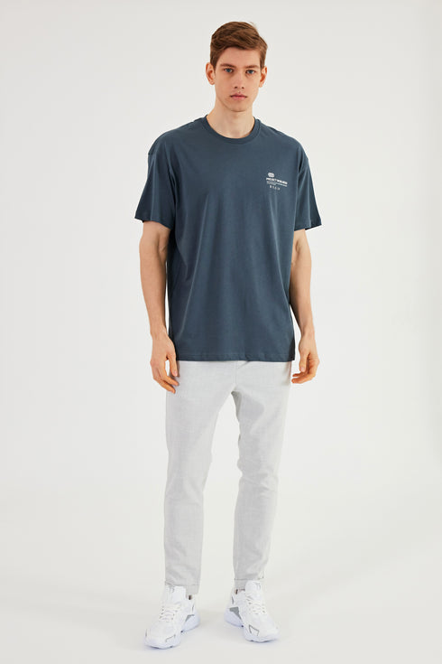 COMEOR Herren T-Shirt Baumwolle Set – Rundhals Kurzarm Oversize Basic Shirt – Sommer Freizeitshirt Slim Fit Print Casual Sport Bekleidung