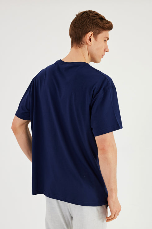 COMEOR Herren T-Shirt Baumwolle Set – Rundhals Kurzarm Oversize Basic Shirt – Sommer Freizeitshirt Slim Fit Print Casual Sport Bekleidung