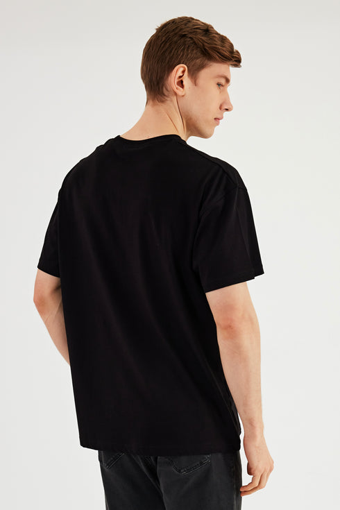 COMEOR Herren T-Shirt Baumwolle Set – Rundhals Kurzarm Oversize Basic Shirt – Sommer Freizeitshirt Slim Fit Print Casual Sport Bekleidung