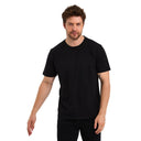 T-Shirt Herren Basic T-Shirts Baumwolle Black