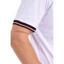 COMEOR T Shirt Herren Kurzarm Classic Baumwolle Sport Männer White