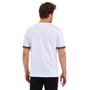 COMEOR T Shirt Herren Kurzarm Classic Baumwolle Sport Männer White