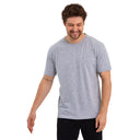 T-Shirt Herren Basic T-Shirts Baumwolle Light Gray
