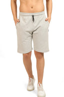 COMEOR Sporthose Herren Kurz-Kurze Hosen Shorts, Kurze Jogginghose Laufhose Laufshorts Männer Sommer Baumwolle Trainingshose Bermuda Shorts Hose Fitnesshose Tennishose Light Gray