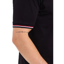 COMEOR T Shirt Herren Kurzarm Classic Baumwolle Sport Männer Black