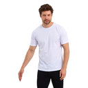 T-Shirt Herren Basic T-Shirts Baumwolle White