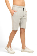 COMEOR Sporthose Herren Kurz-Kurze Hosen Shorts, Kurze Jogginghose Laufhose Laufshorts Männer Sommer Baumwolle Trainingshose Bermuda Shorts Hose Fitnesshose Tennishose Light Gray