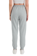 Jogginghose Damen -Baumwolle Warme Sporthose, Freizeithosen, Sweatpants Light Gray