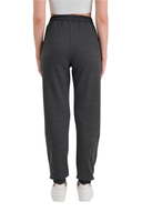 Jogginghose Damen -Baumwolle Warme Sporthose, Freizeithosen, Sweatpants Dark Gray