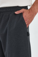 COMEOR Sporthose Herren Kurz – 3/4 Capri Hose Herren - Kurze Hosen Männer Laufshorts Baumwolle Shorts Dark Gray