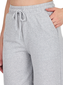 COMEOR Damen Capri Sweatpants – Bequeme 3/4 Jogginghose Light Gray