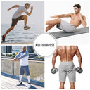 COMEOR Sporthose Herren Kurz-Kurze Hosen Shorts, Kurze Jogginghose Laufhose Laufshorts Männer Sommer Baumwolle Trainingshose Bermuda Shorts Hose Fitnesshose Tennishose Black