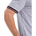 COMEOR T Shirt Herren Kurzarm Classic Baumwolle Sport Männer Light Gray