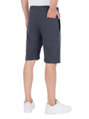 COMEOR Shorts Herren mit Reißverschluss - Baumwolle Kurze Hosen, Sporthose Kurz Männer Bermuda Jogginghose, Laufshorts Sommer Trainingshose Dark Gray