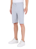 COMEOR Shorts Herren mit Reißverschluss - Baumwolle Kurze Hosen, Sporthose Kurz Männer Bermuda Jogginghose, Laufshorts Sommer Trainingshose Light Gray