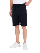 COMEOR Shorts Herren mit Reißverschluss - Baumwolle Kurze Hosen, Sporthose Kurz Männer Bermuda Jogginghose, Laufshorts Sommer Trainingshose Black