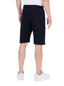 COMEOR Shorts Herren mit Reißverschluss - Baumwolle Kurze Hosen, Sporthose Kurz Männer Bermuda Jogginghose, Laufshorts Sommer Trainingshose Black