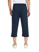 Herren Bermuda Capri Shorts 3/4 Sommerhosen mit Reißverschluss Navy