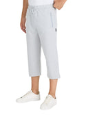 Herren Bermuda Capri Shorts 3/4 Sommerhosen mit Reißverschluss Light Gray