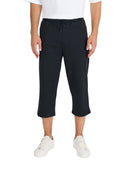 Herren Bermuda Capri Shorts 3/4 Sommerhosen mit Reißverschluss Black