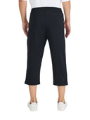 Herren Bermuda Capri Shorts 3/4 Sommerhosen mit Reißverschluss Black