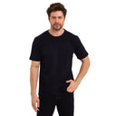 T-Shirt Herren Basic T-Shirts Baumwolle Navy