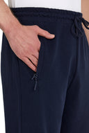 COMEOR Jogginghose Herren mit Reißverschlusstaschen Baumwolle Trainingshose - Sporthose Jogginghosen Männer Jogger | Jungen Freizeithose Navy