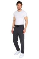 COMEOR Jogginghose Herren mit Reißverschlusstaschen Baumwolle Trainingshose - Sporthose Jogginghosen Männer Jogger | Jungen Freizeithose Dark Gray