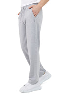 COMEOR Jogginghose Herren Baumwolle Sweathose - Lange Sport Hose Herren - Jogger Trainingshose Herren, Relaxing Hose Light Gray