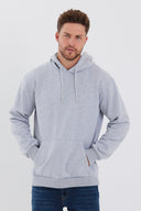 COMEOR Hoodie Herren Kapuzenpullover Sweatshirts Light Gray