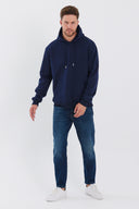 COMEOR Hoodie Herren Kapuzenpullover Sweatshirts Navy