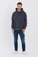 COMEOR Hoodie Herren Kapuzenpullover Sweatshirts Dark Gray