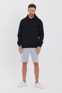 COMEOR Hoodie Herren Kapuzenpullover Sweatshirts Black